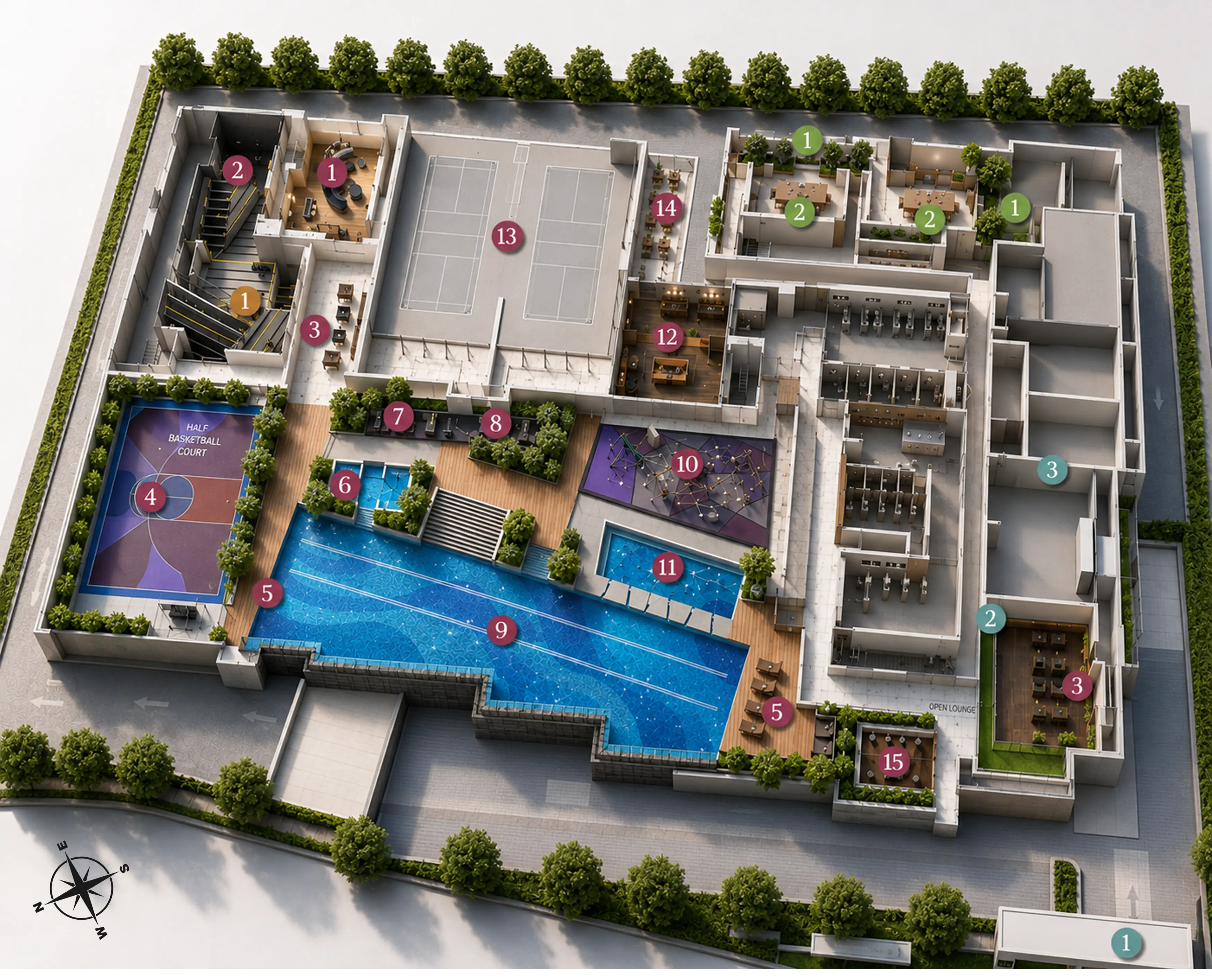 The Celestz Resort Facilities Plan